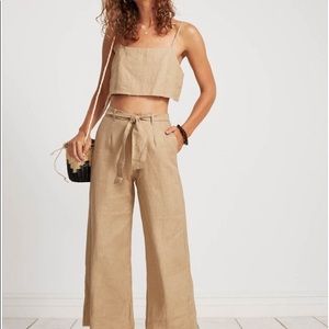 Faithfull the Brand Tops - Linen crop top Faithfull the Brand Tops - Linen crop top